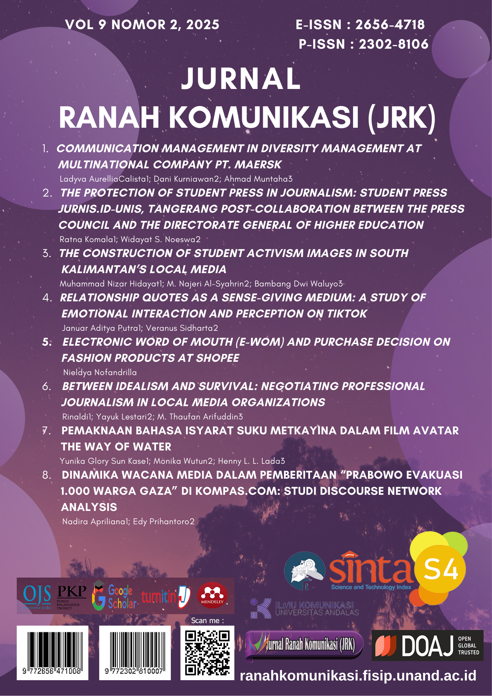 Publikasi: The Role Of Business Communication In Bridging Development Strategies And Social Networks For The ‘Bunda